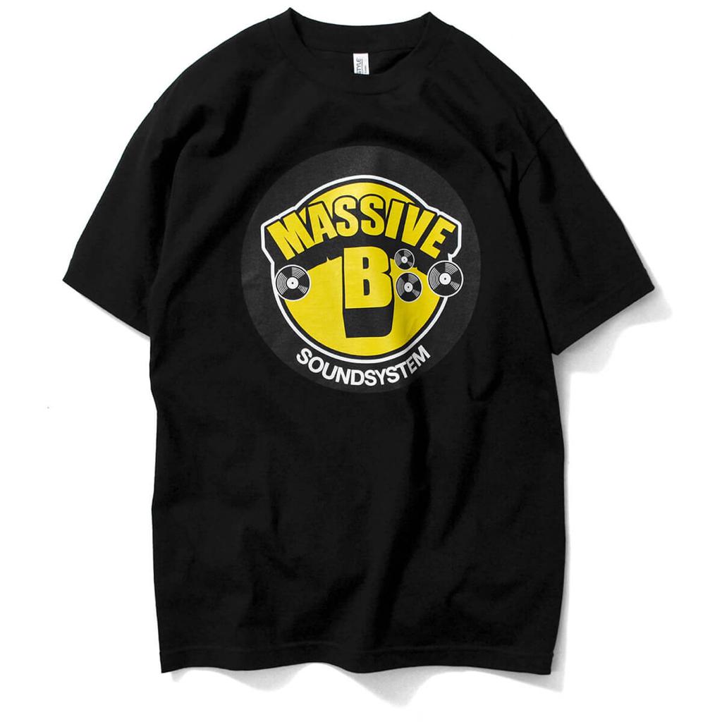 MASSIVE B ロゴ 黒 Tシャツ Home / MassiveB Store